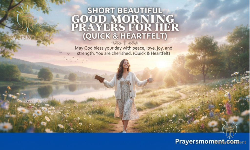 Short Beautiful Good Morning Prayers for Her (Quick & Heartfelt)