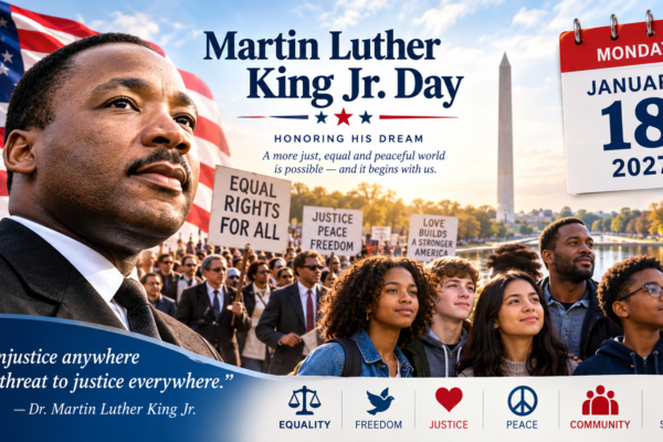 Martin Luther King Jr. Day 2027: Date, History & Ways to Celebrate